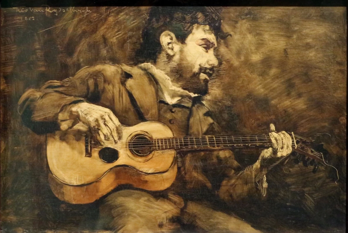 Chitarrista - Ritratto del pittore spagnolo Darío de Regoyos, Royal Museums of Fine Arts of Belgium, Bruxelles